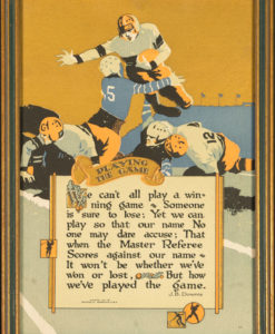 Buzza Motto - Playing the Game by J.B. Downie - 1925